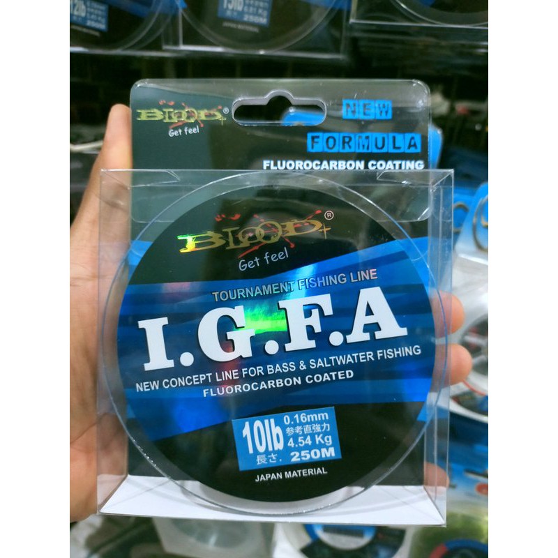 Senar Pancing Blood X IGFA Fluorocarbon 0.16 0.18 0.20 0.23 0.26 0.28 0.45 0.50 Saltwater Galatama