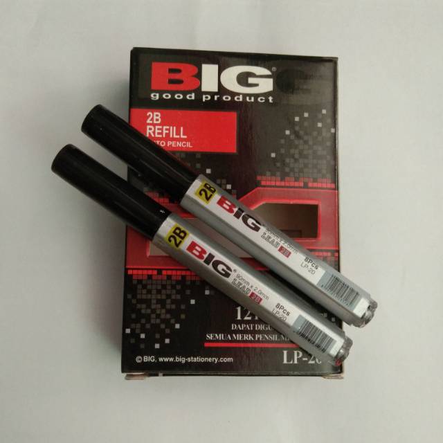 

Isi Pensil Mekanik BIG 2B 2.0 LP-20 (ecer)