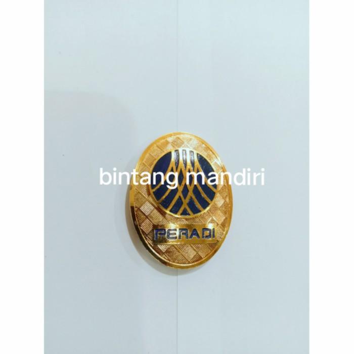 Pin | Pin Peradi Oval Logo Terbaru Pin Peradi Oval Magnet / Pin Pengacara