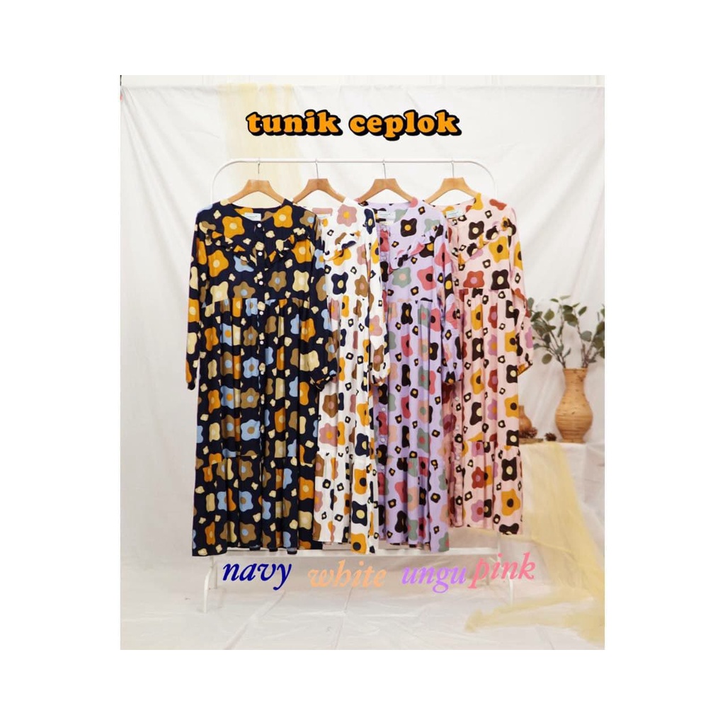 TUNIK CEPLOK BY GREENISM | ATAS WANITA MUSLIMAN | TUNIK TERBARU GREENISM SEPTEMBER 2021