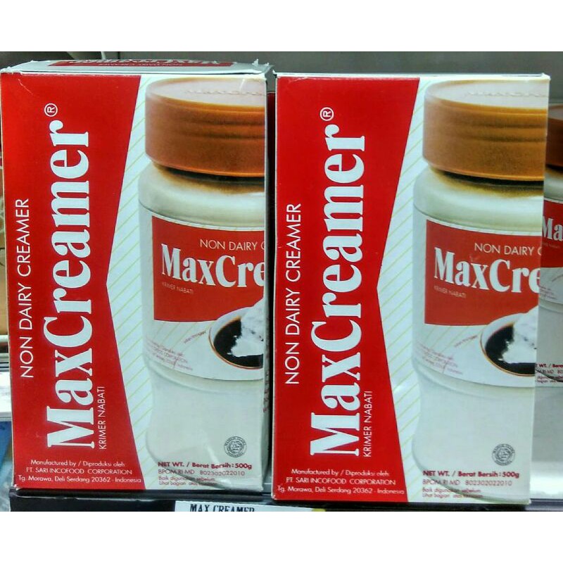 

MAX CREAMER BOX 500 GRAM