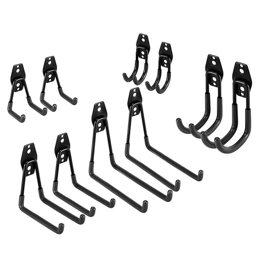 Quinton Garage Organizer Heavy Duty Metal Storage Untuk Tangga Sepeda Gantungan Hook Dinding
