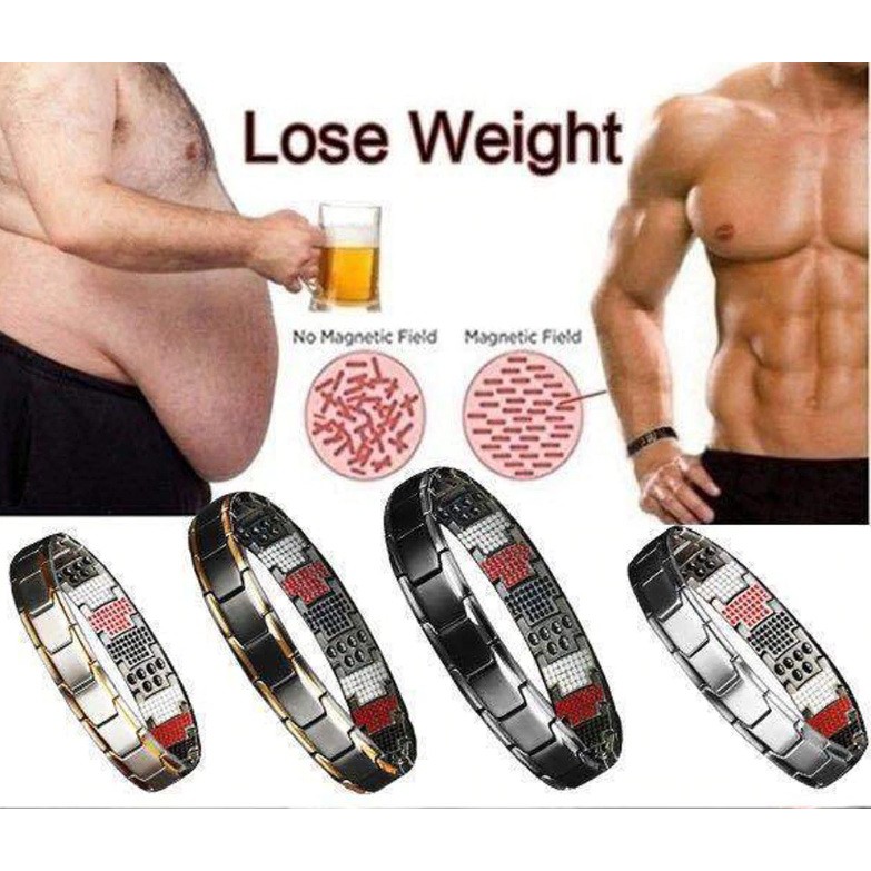 Gelang Kesehatan Magnetic 4in1 Multi Fungsi Pembakar Lemak dan Metabolisme