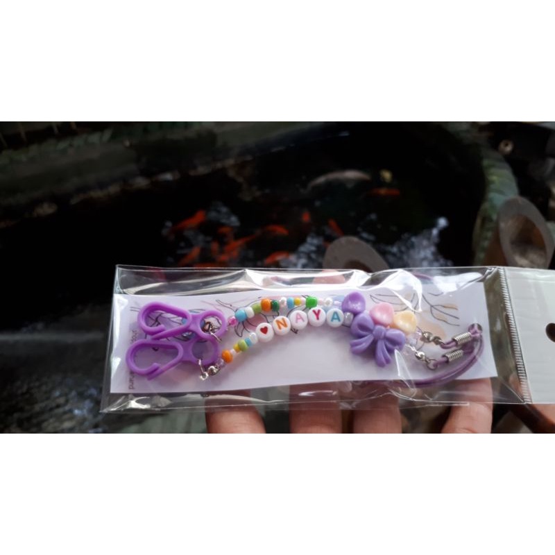 Strap Masker Nama anak