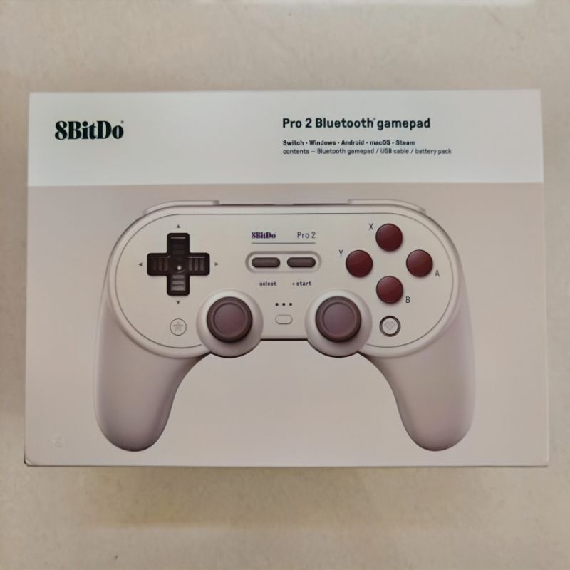 8BitDo Pro 2 G Classic Black Gray Grey Edition Controller Gamepad Bluetooth Nintendo Switch PC Windows Android macOS