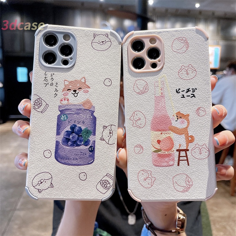 Casing Soft Case Compatible For IPhone 7 Plus 11 6 6S 8 Plus 12 mini 12 pro max X Se 2020 XR XSMAX 6SPlus 7Plus 6Plus 8Plus XS A7 A5S A12 A9 2020 A5 2020 A54 A15 A15S Cute Shiba Inu Cartoon Case Phone Case