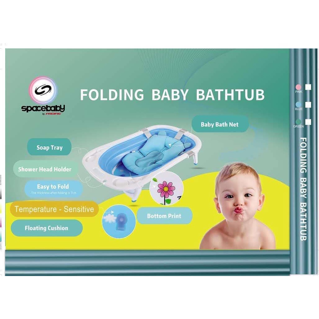 (FREE ALAS MANDI) Folding Bath/ Bak Mandi Lipat Bayi/Baby Bather