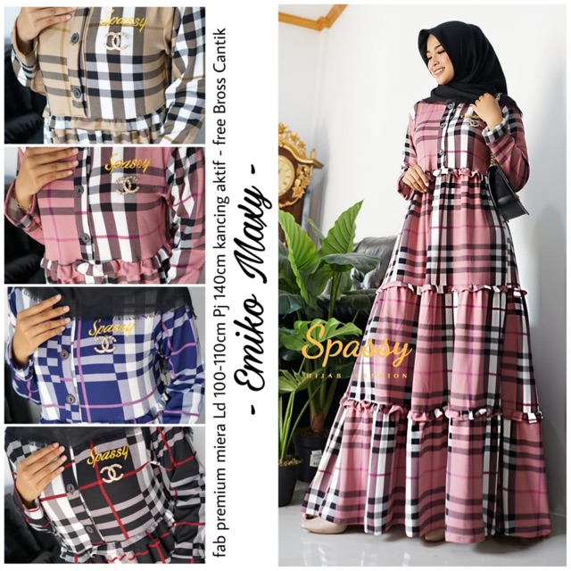 EMIKO MAXI DRESS ORIGINAL SPASSY