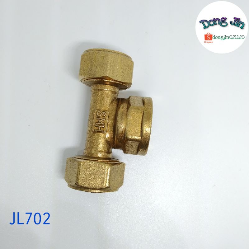 Tee knee Sambungan pipa air panas Nepel ukuran 3/4 inch  JL702