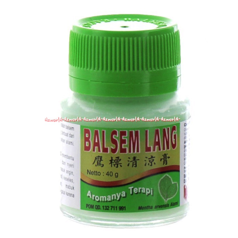 Eagle Balm Balsem Lang Aromatic Soothing 20gr Bal sem Caplang Cap Lang Untuk Pusing masuk Angin Pegal Pegal Balm Hijau