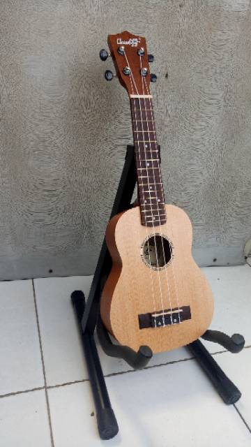 Ukulele Soprano Cowboy  21&quot; free tas dan pick warna natural