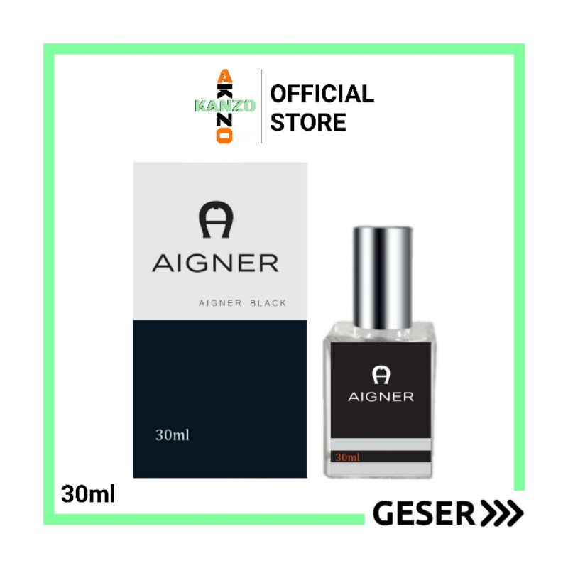 Kanzo - Parfum Aigner Black 30ml Premium / Parfum Pria Aigner 30ml Best seller / Parfum Tahan Lama