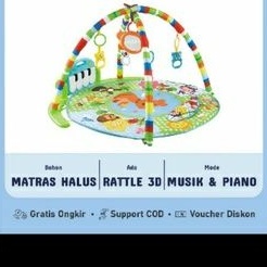Preloved playgym matras piano bulat like new