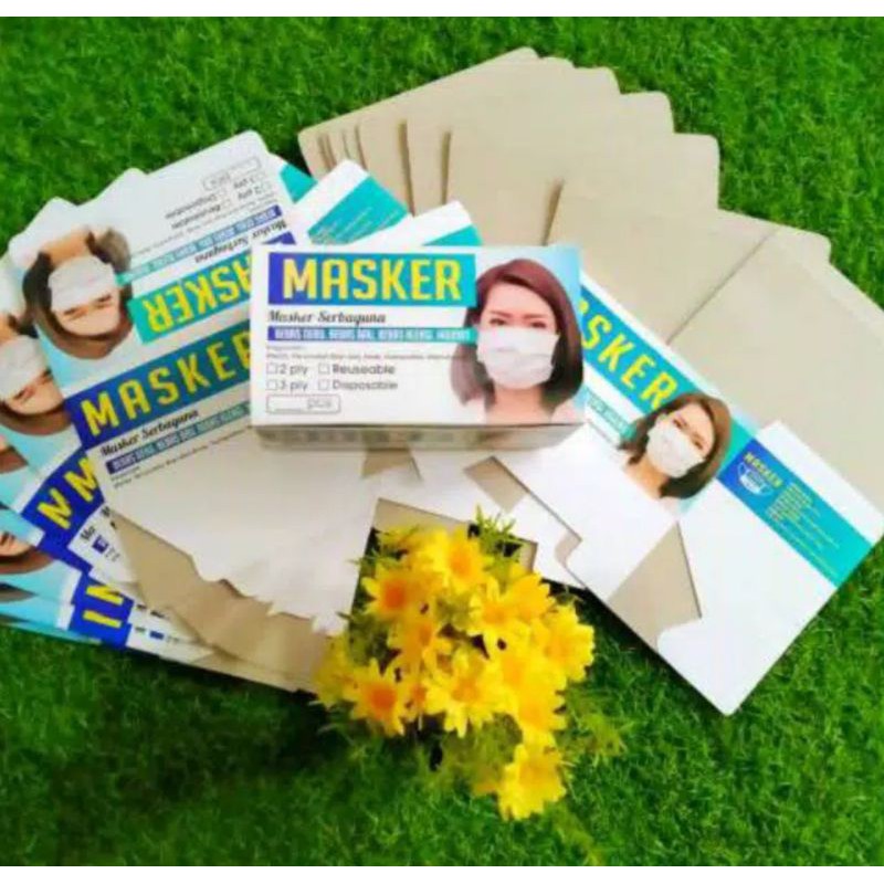 Box Masker Kosong Duckbill KF94 Earloop Hijab - Box Untuk Masker KF94 Duckbill Earloop