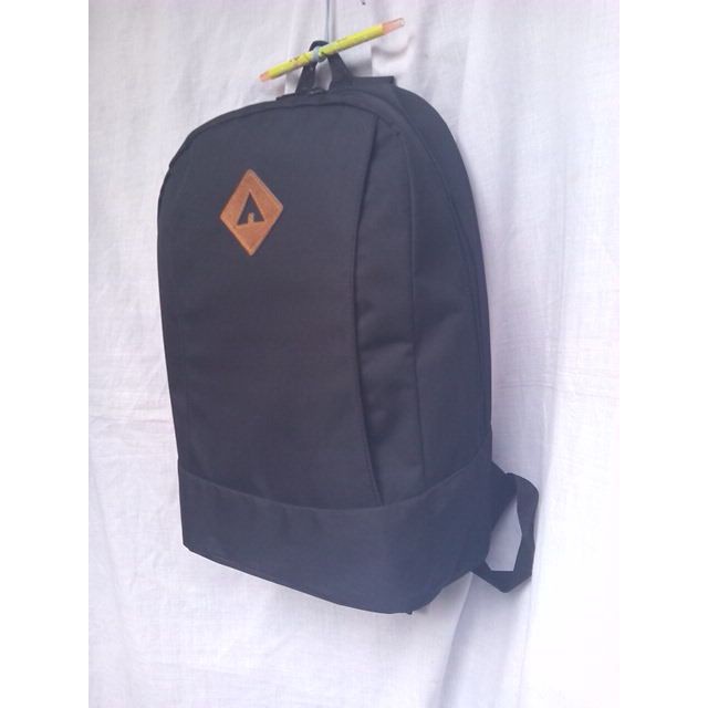 TERLARIS AIRWALK Black Original - Backpack / Tas punggung Sekolah Kuliah Keren Berkualitas