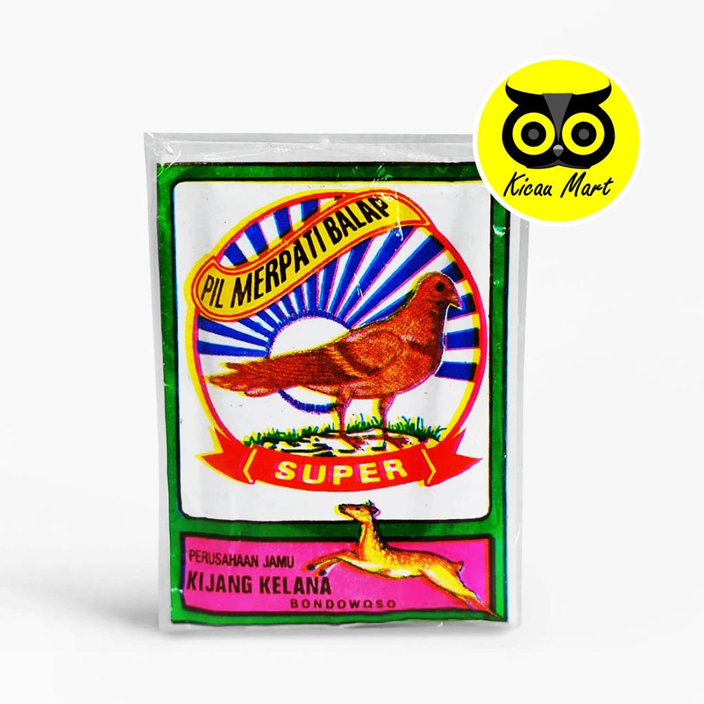 PIL MERPATI KIJANG KELANA SUPER OBAT BURUNG MERPATI DARA PUTER JAMU HERBAL PENGUAT TULANG OTOT PILMRB
