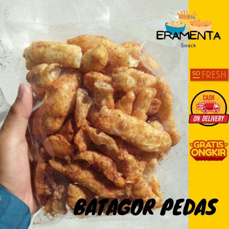 

Eramenta Snack - Batagor Pedas Batagor Kering Lada Otak - Otak Ikan Tenggiri Topping Ramen Jepang Kerupuk Batagor Snack Kiloan Oleh - Oleh Khas Bandung Cemilan Murah