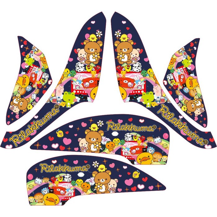 Sticker Scoopy FI Striping Rilakkuma