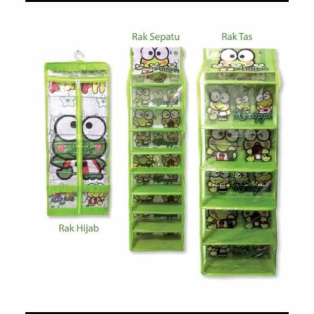 HEMAT RAK GANTUNG SET 3 IN 1 Rak Sepatu ,rak tas dan rak hijab rak gantung murah rak ras rak sepatu