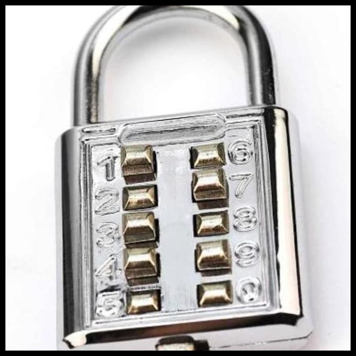 Produk Terbaik Gembok Kode 10 Angka / Koper / Tas / Kunci Rumah / Gembok / Pagar