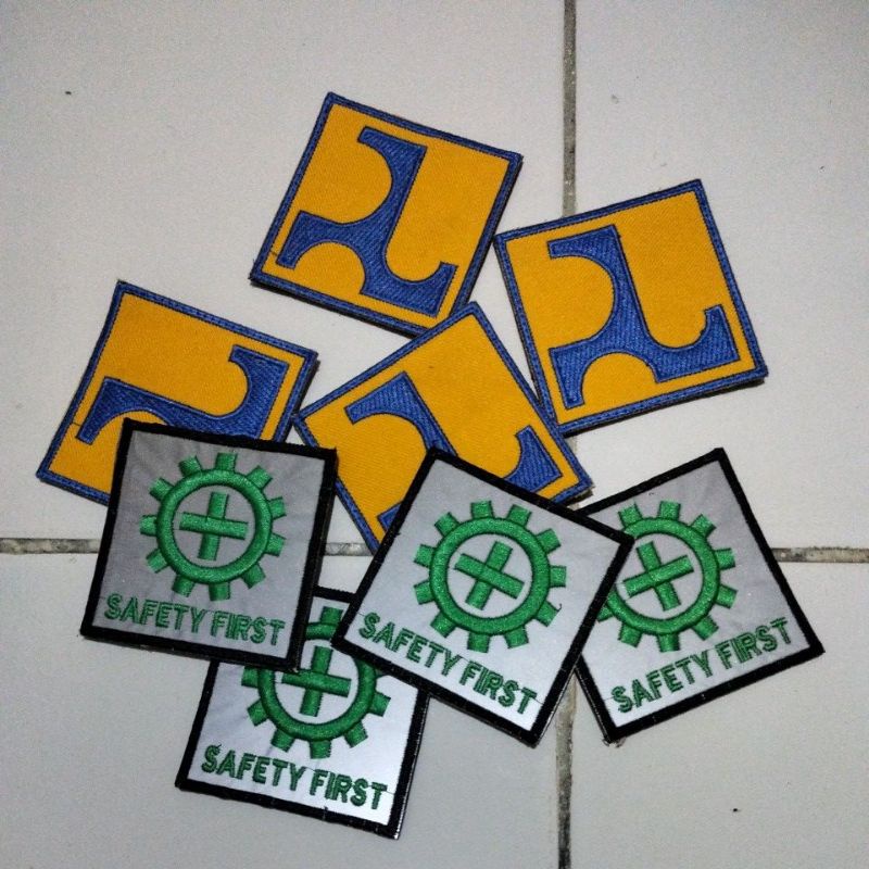 LOGO VELCRO MODEL PU DAN SAFETY PEREKAT GAMPANG DIPASANG