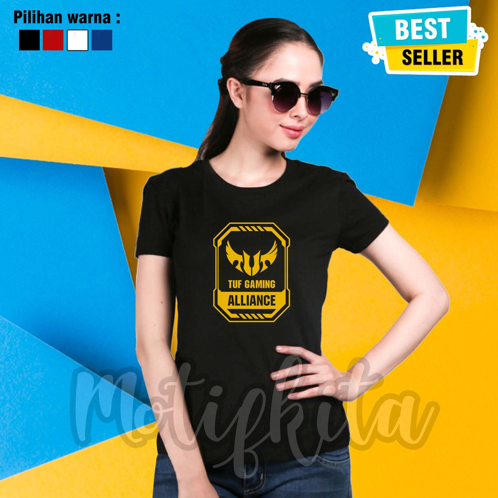 Baju Kaos TUFF GAMING ALLIANCE ROG Keren Pria Wanita KAOS PRIA KEREN