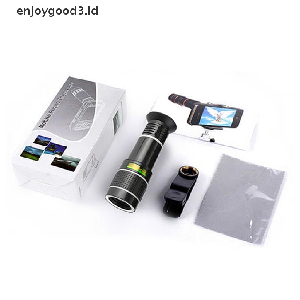 (Rready Stock) Lensa Teleskop Telephoto Optikal 20x Zoom HD Dengan Klip Untuk Smartphone (ID)