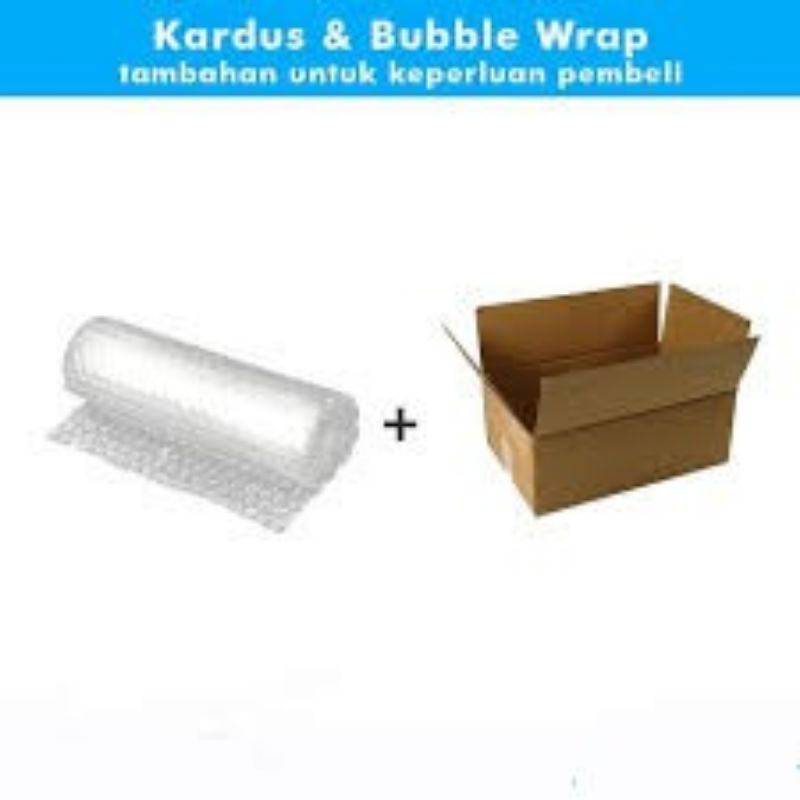 

Kardus & Bubble wrap Tambahan Packing untuk Keperluan Pembeli