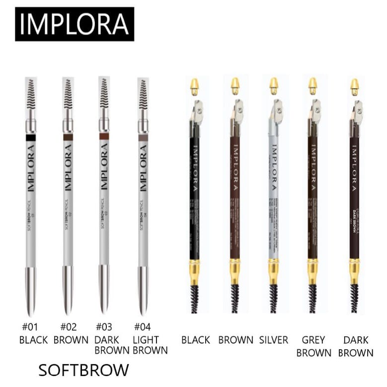 IMPLORA EYEBROW PENCIL &amp; SOFTBROW PENCIL / PENSIL ALIS