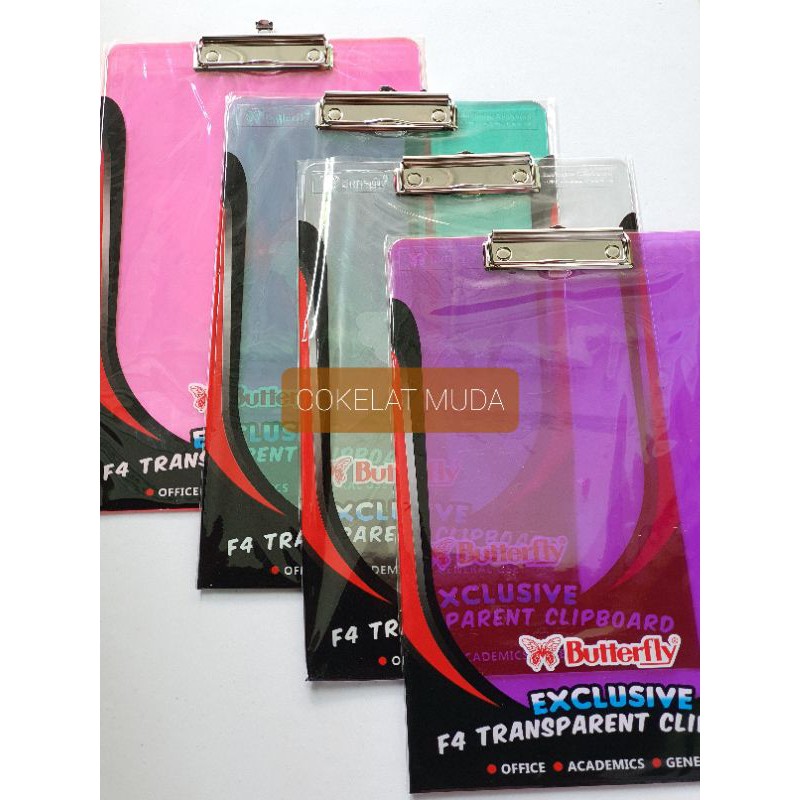 

Papan Jalan Butterfly F4 Transparan (Pcs)
