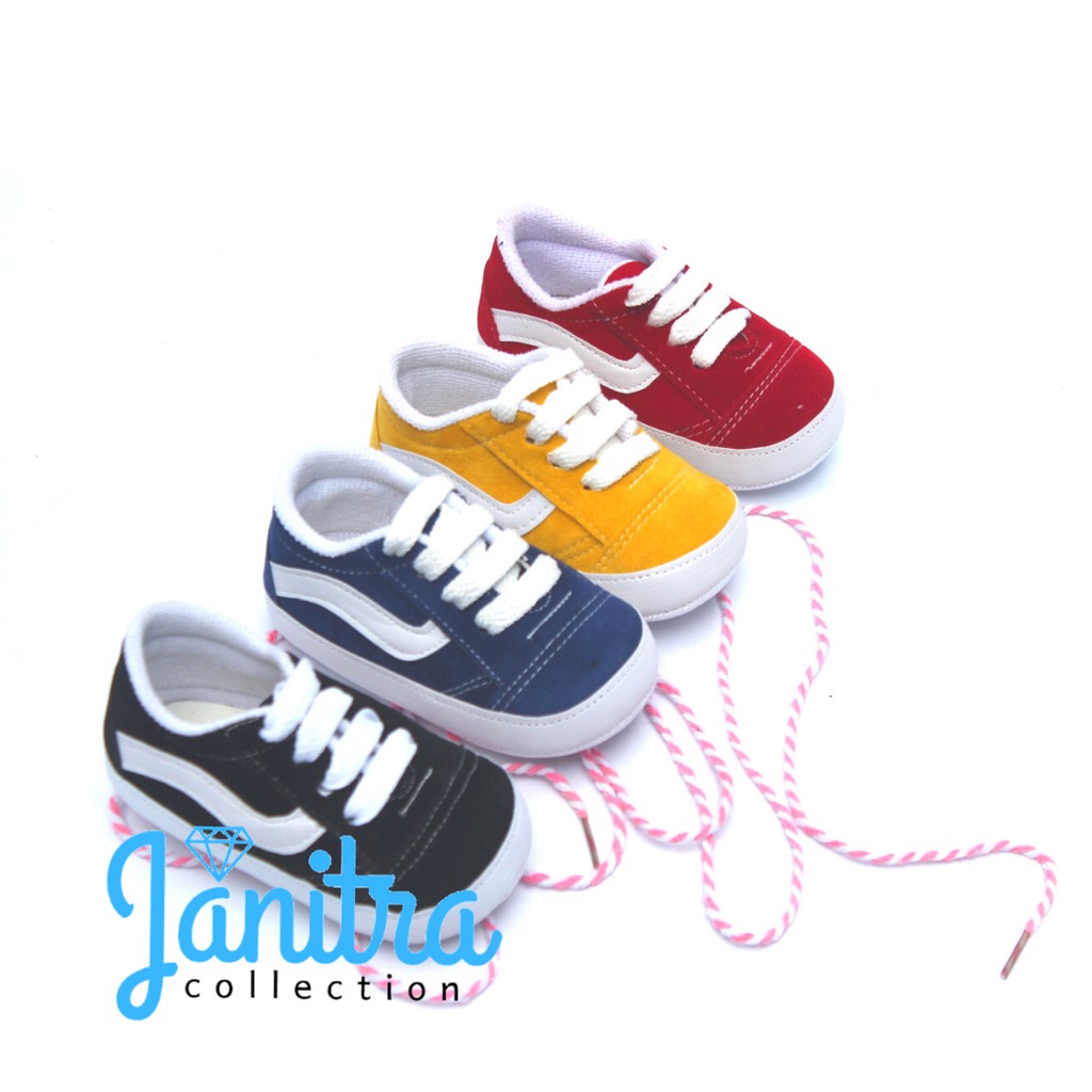 janitra sepatu anak bayi prewalker  bayi gendong dan belajar jalan sepatu baby UNISEX  vansss001