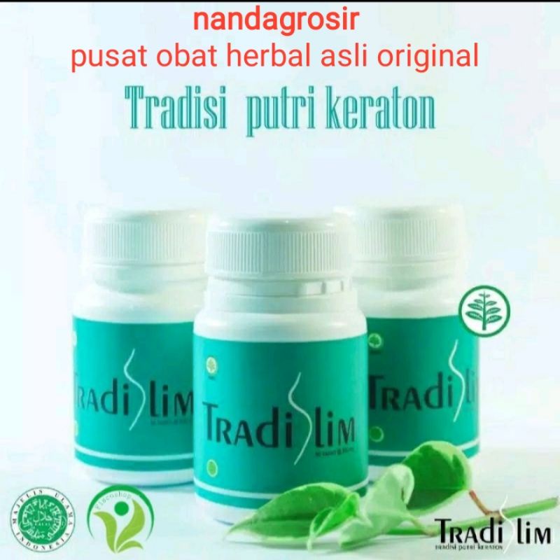 Tradislim asli pelangsing tubuh 100% original obat pelangsing