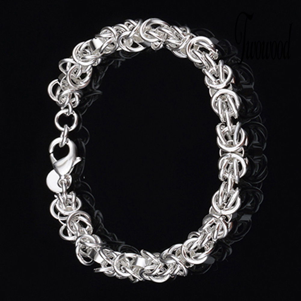 Gelang Rantai Bahan Sterling Silver 925 Untuk Wanita