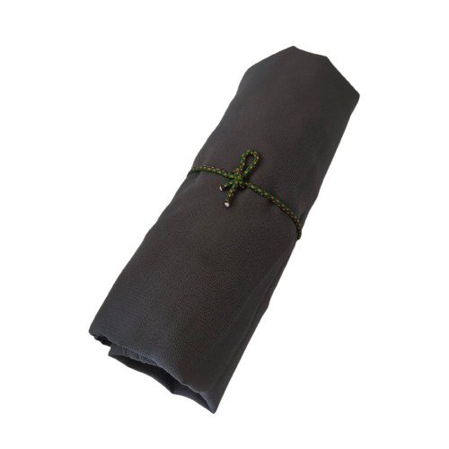 Jilbab khimar super jumbo haji Wolfis premium-Abu tua