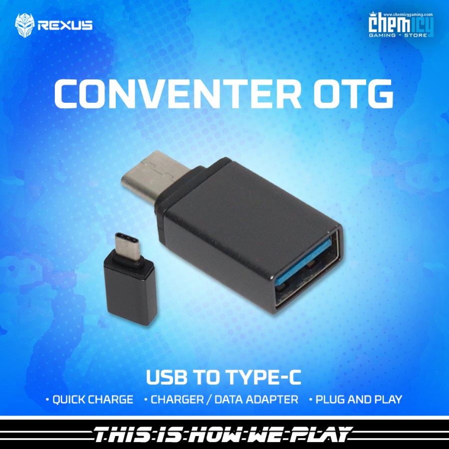 Rexus Converter OTG USB to Type-C