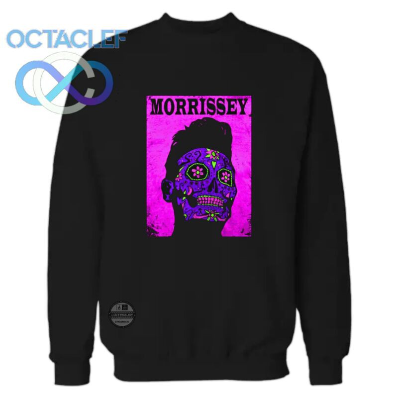 OCTACLEF Crewneck Sweatshirt Sweater Outerwear Printing DTG Music Band Morrissey Unisex Pria Wanita