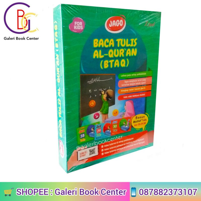 (Flash Sale) PAKET LENGKAP JAGO BTAQ ORIGINAL AL QURAN - BACA TULIS AL QURAN - BUKU BACA TULIS