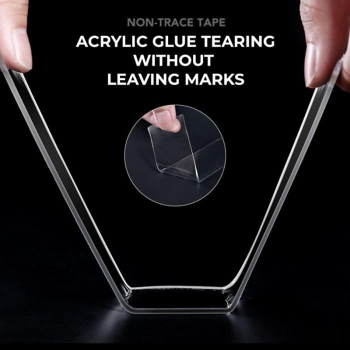 

Cantik Magic Tape Nano Double Bening 30 Mm X 1 Mm Bergaransi