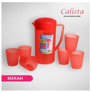 Teko Calista / Teko Takankala / Calista Takankala Teko Set 7 in 1 / Teko Calista TAKANKALA Teko Set of 7 Pcs / Water Jug / Teko Beranak / Teko Murah