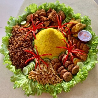  Tumpeng  Nasi Kuning Besar 10 15 orang Shopee Indonesia