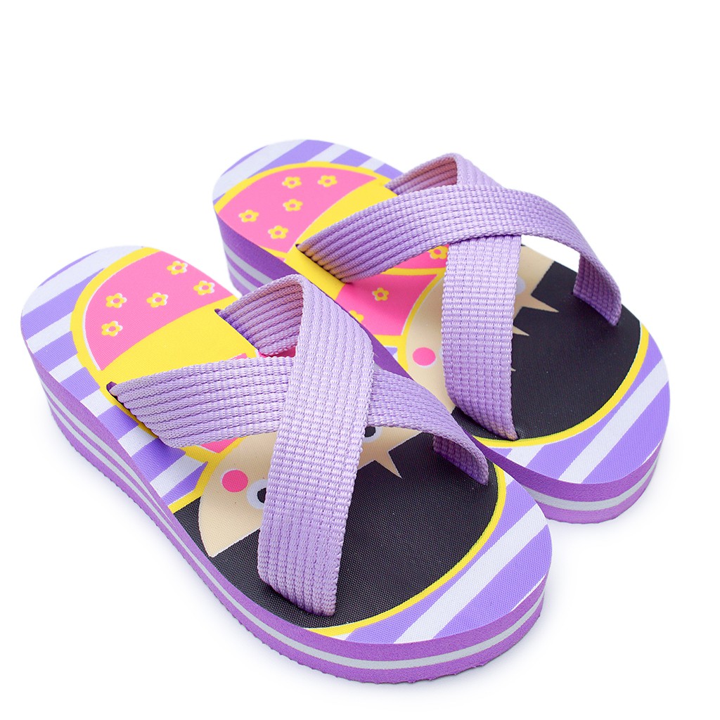 DNOIR Sandal Anak Perempuan SELOP2530 UNGU