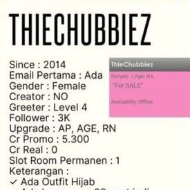 SOLD OUT FB Imvu Ava Thie since 2014 + CN