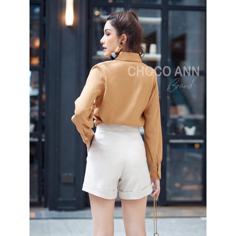 CELANA PENDEK CHOCO-ANN KANCING 1 ZIPPER DEPAN (CLCCSH07)