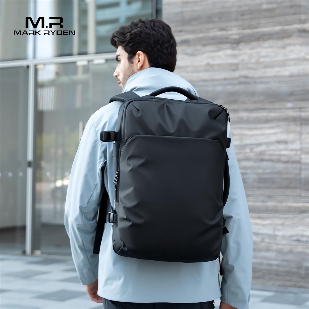 MR9711 Tas Mark Ryden Ransel Backpack Pria Cowok Laptop Bag 17 USB