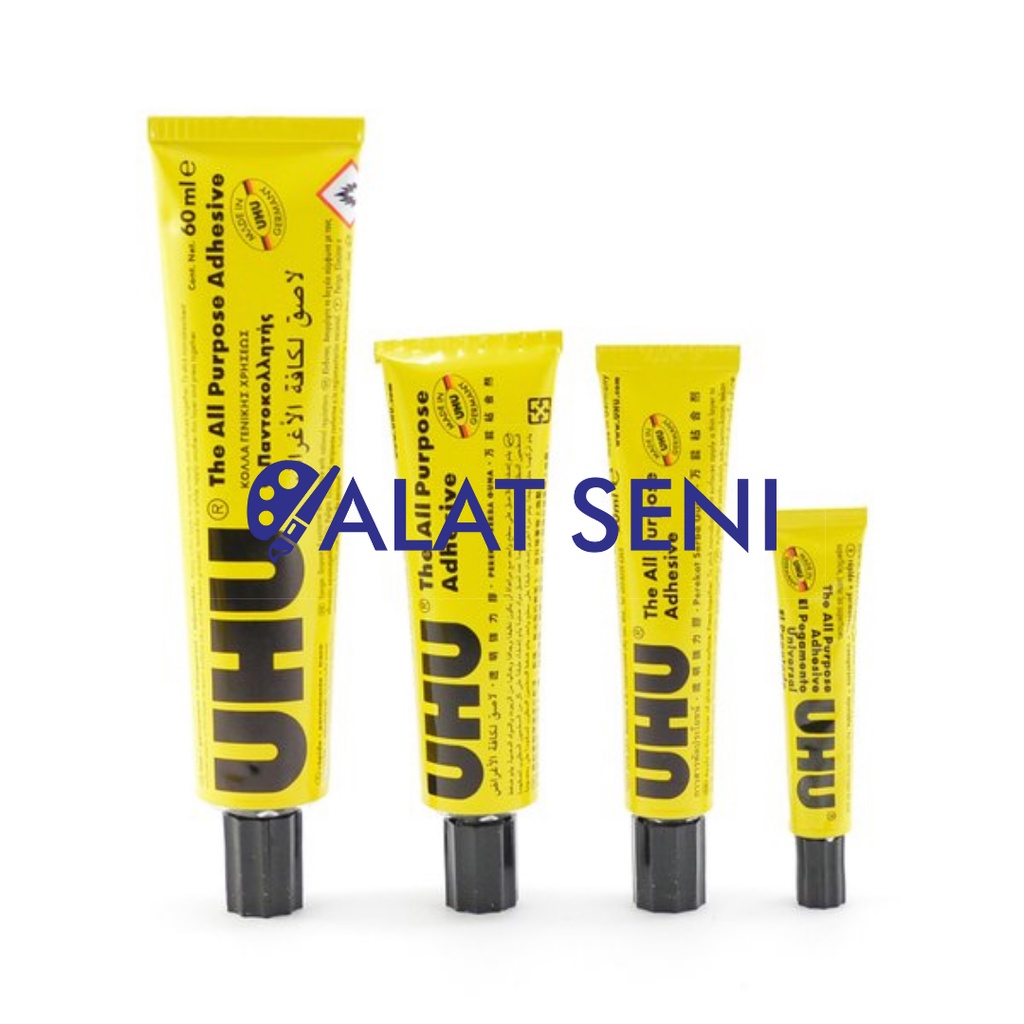 

Lem UHU Cair 7ML, 20ML, 35ML, 60ML, 125ML / Lem Uhu Cair / Lem Perekat / Lem Kertas