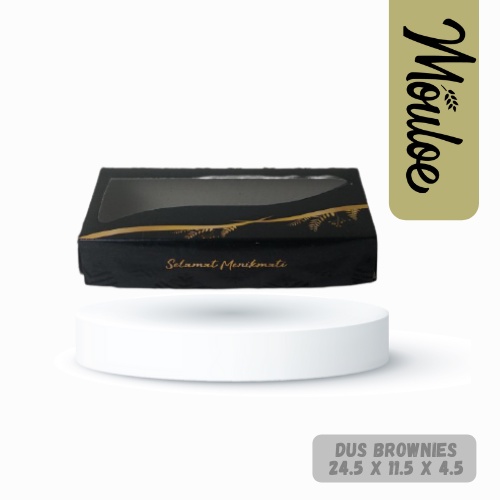 

DUS BROWNIES 24.5 x 11.5 x 4.5 | Mouloemart | dus untuk kue brownies
