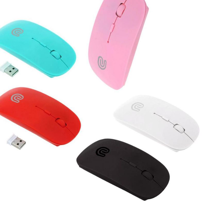 Mouse Wireless Ultra Slim Unitech M2 2.4Ghz Multicolor USB