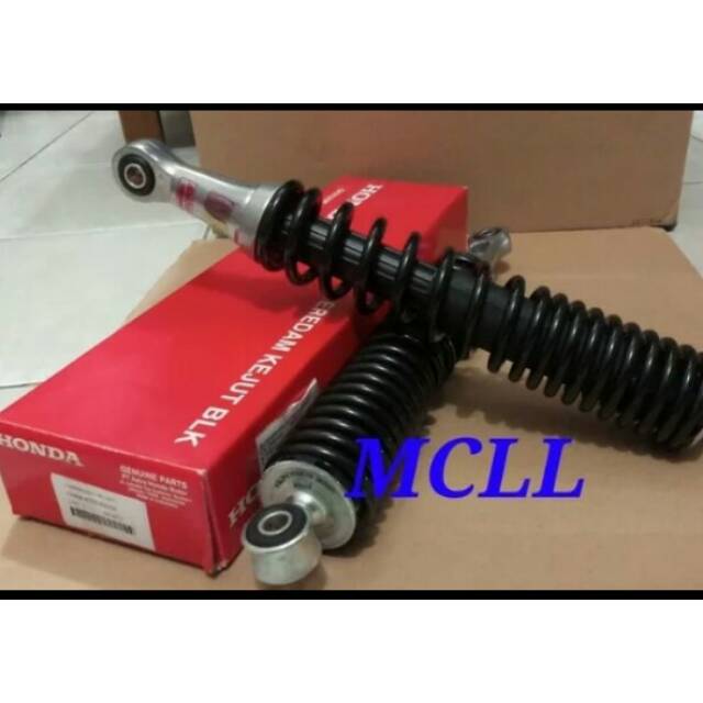 SEPASANG 5240A-KTM-N01 HGP AHM 100% ORIGINAL SHOCKBEKER SUPRA X125 REVO SUPRA FIT NEW 52400-KTM-850Z