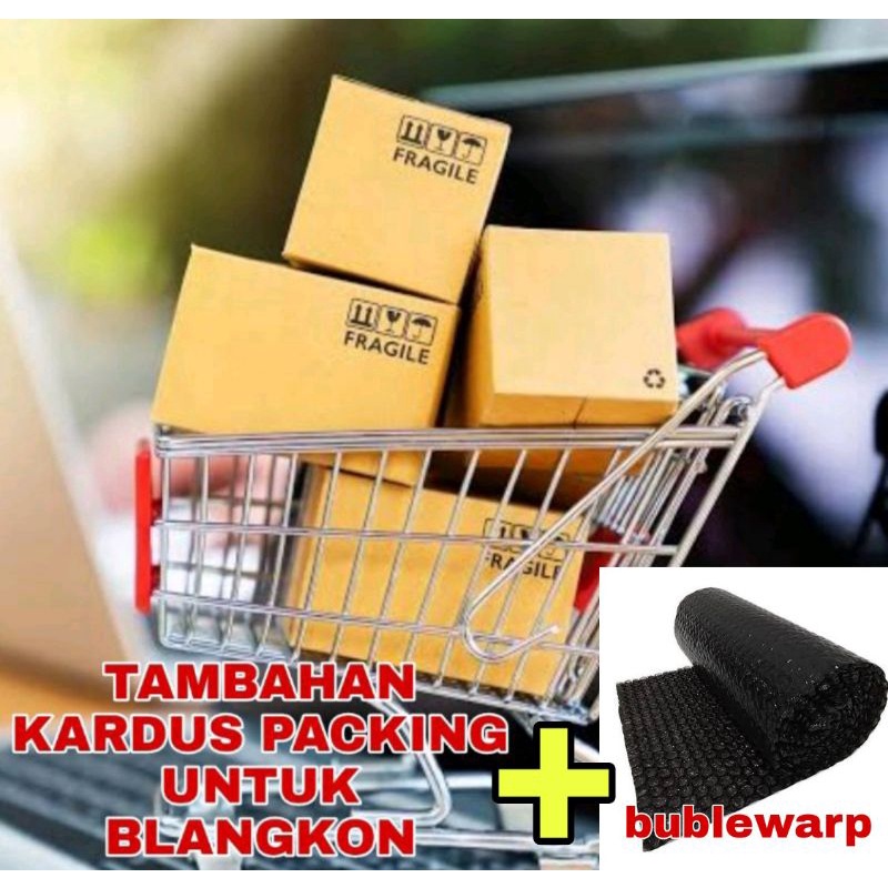 

kardus packing + bublewarp untuk blangkon