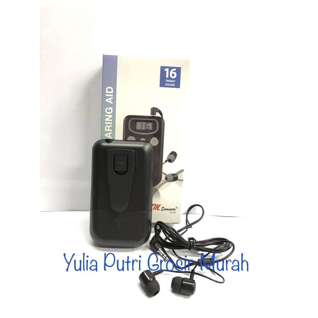 Alat Bantu Dengar Sammora Kabel Stereo Abd SM 328 / Pocket Hearing Aid